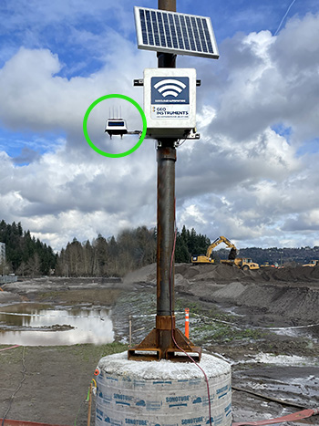 GNSS Reference Sensor on AMTS Tower