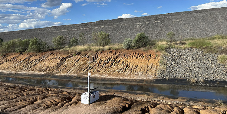 Geobotica NanoRadar monitoring tailings embankment